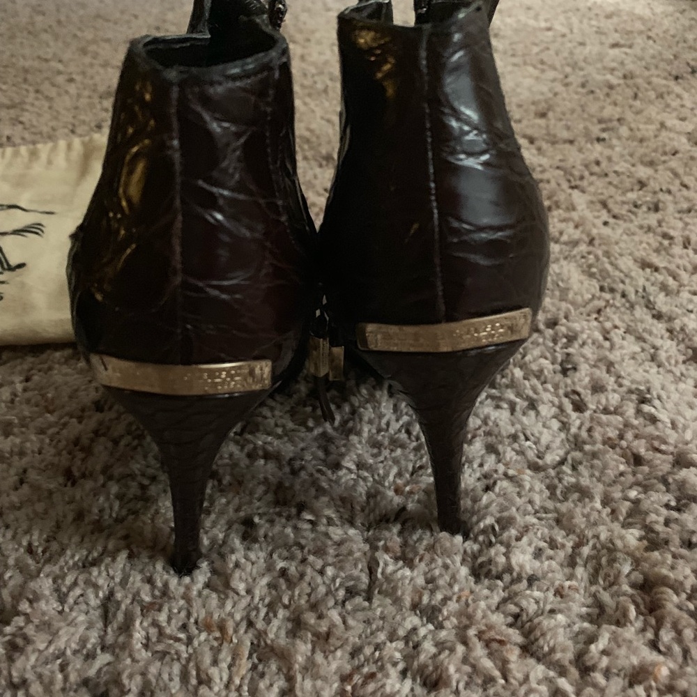 Burberry crocodile booties- 100% authentic.